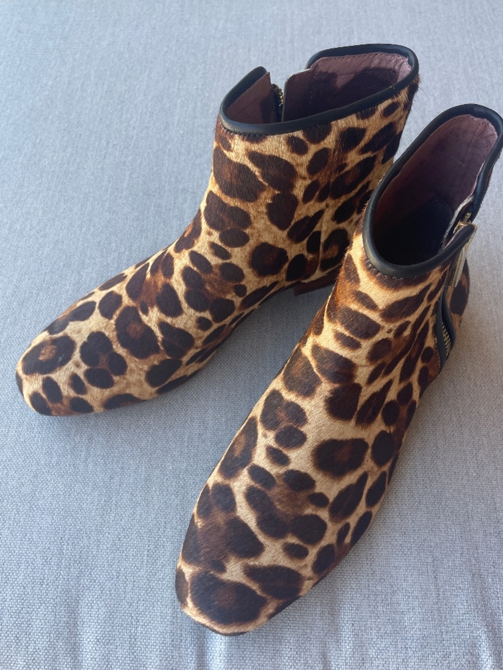 NWOT Louise et Cie Calf Hide Leopard Bootie - 36.5 or 6.5